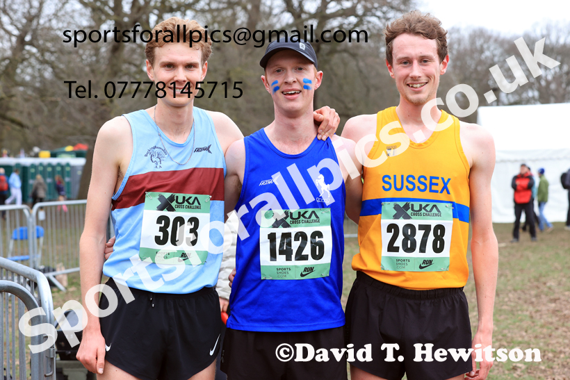 Senior Mens 2026 UK CAU Inter Counties Cross Country, Wollaton Park, Nottingham. Photo: David T. Hewitson/Sports for All Pics